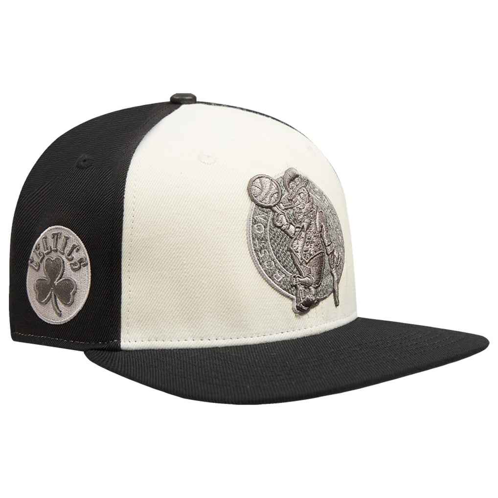  Boston Celtics Pro Standard French Terry Snapback Hat - Cream